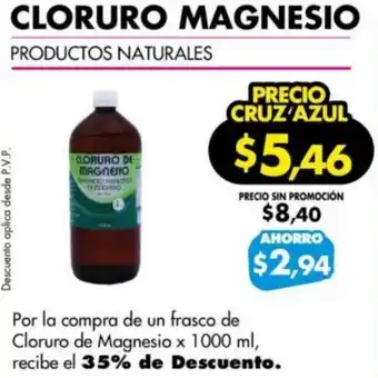 Farmacias Cruz Azul Cloruro Magnesio oferta