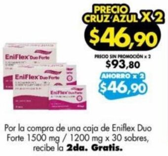Eniflex Duo Forte 1500mg/ 1200mg x 30 Sobres