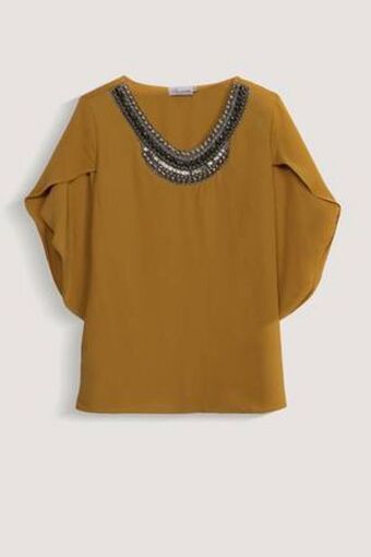De Prati Blusa con aplique amanda oferta