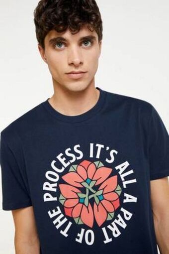 De Prati Camiseta de algodón estampada springfield oferta
