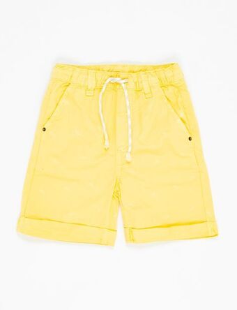 Moda RM Bermuda llana amarilla oferta