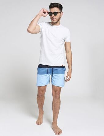 Moda RM Bermuda bloques de color oferta
