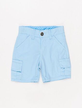 Moda RM Bermuda bolsillos cargo celeste oferta