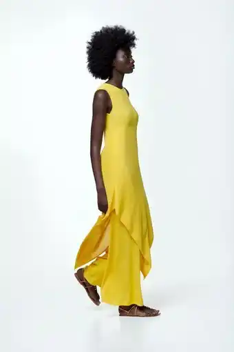 ZARA Pantalón ancho punto oferta