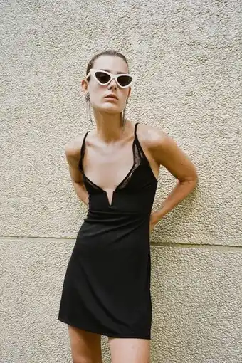 ZARA Vestido lencero oferta