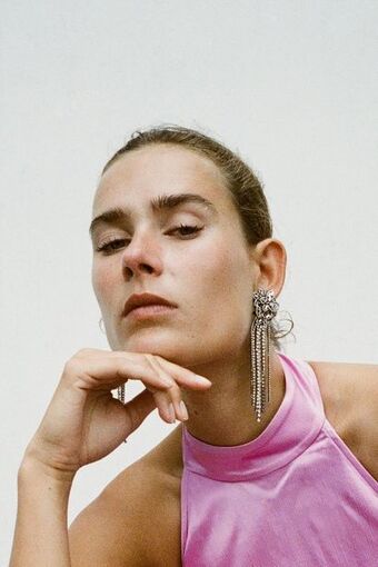 ZARA Vestido satinado oferta