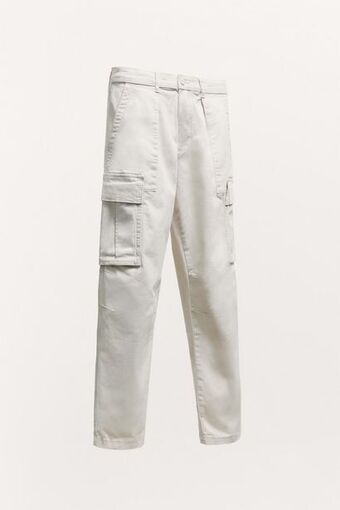 ZARA Pantalón cargo relaxed fit oferta