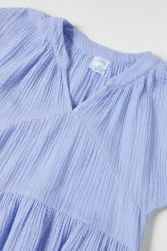 ZARA Vestido midi textura oferta