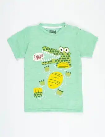 Moda RM Camiseta verde cocodrilo oferta