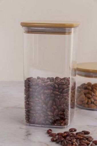 De Prati Canister con tapa de madera 1,3 litros oferta