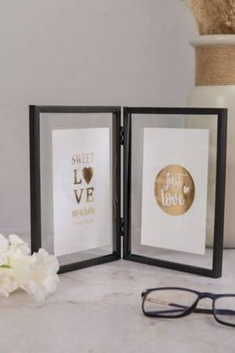 De Prati Set de portarretratos negros decobazar x2 oferta