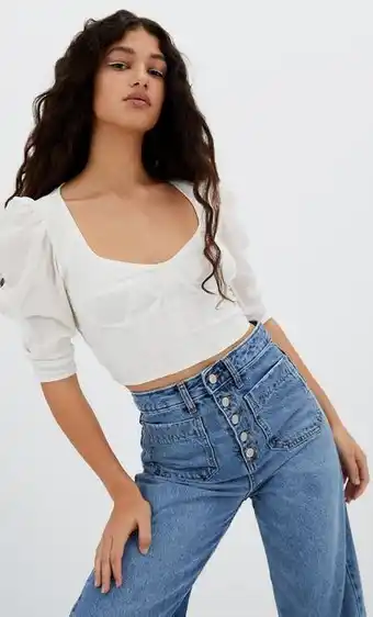 Stradivarius Blusa corset oferta