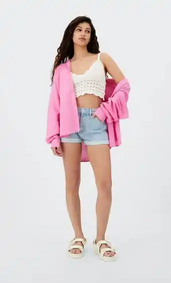 Stradivarius Short denim worker oferta