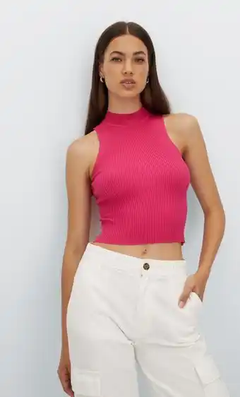 Stradivarius Top punto halter oferta