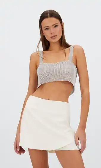 Stradivarius Top brillo oferta