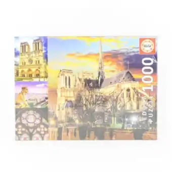Juguetón Rompecabezas 1000 piezas collage de notre dam oferta