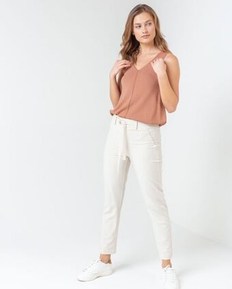 NAF NAF Pantalón relax cintura ajustable oferta