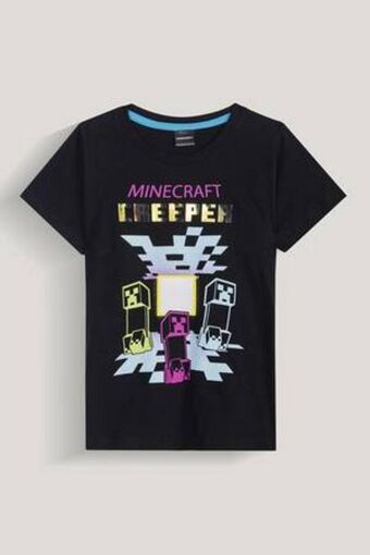 Camiseta estampada minecraft