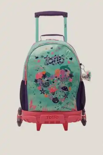 De Prati Mochila con ruedas confetti happy totto oferta