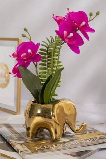 De Prati Planta artificial con macetero concepts 30cm oferta