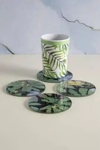 De Prati Set de porta vasos de vidrio concepts x4 oferta