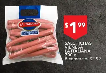 Tia Salchichas Vienesa La Italiana 700g oferta