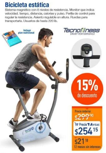 TVentas Tecnofitness Bicicleta Estática oferta