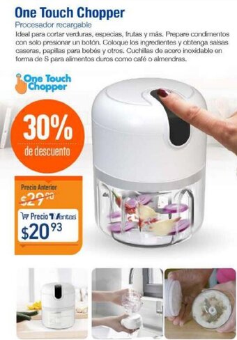 TVentas One Touch Chopper oferta
