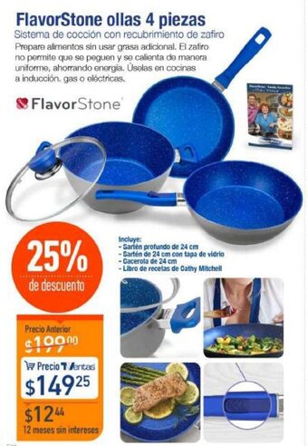 TVentas FlavorStone Ollas 4 piezas oferta