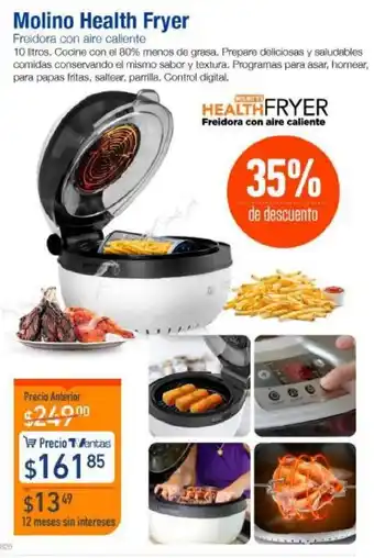 TVentas Molino Health Fryer oferta