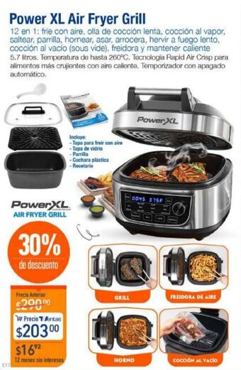 TVentas Power XL Air Fryer Grill 12 en 1 oferta
