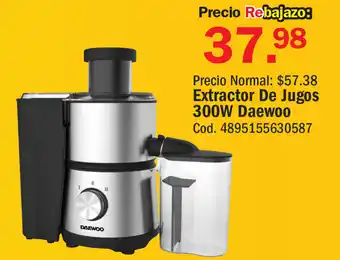 Akí Extractor de Jugos 300W Daewoo oferta
