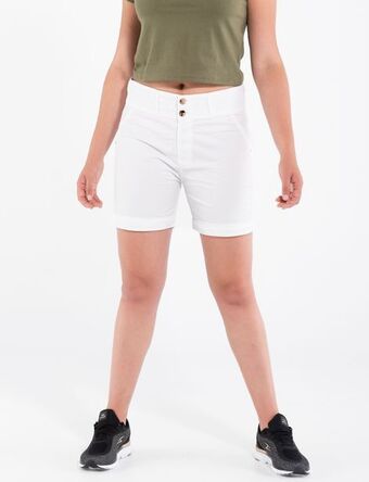 Moda RM Bermuda llana tiro alto oferta