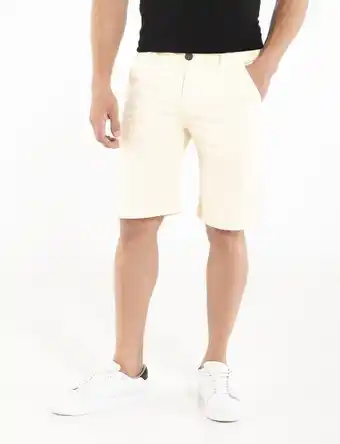 Moda RM Bermuda llana amarillo pastel oferta
