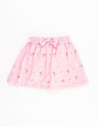 Moda RM Falda floreada con lazo oferta