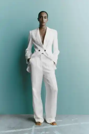 ZARA Pantalón masculino satinado oferta