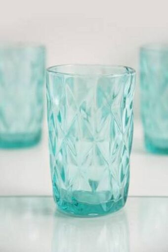 De Prati Set de vasos de vidrio labrados x6 oferta