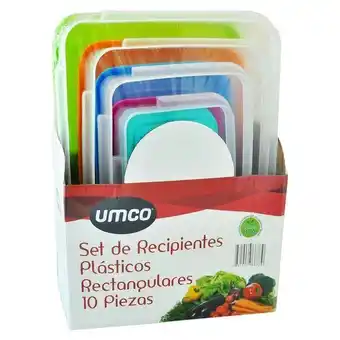 Farmacias Medicity Umco set recipientes plástico rect... oferta