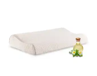 Chaide Almohada cervical memory foam aroma manzanilla oferta