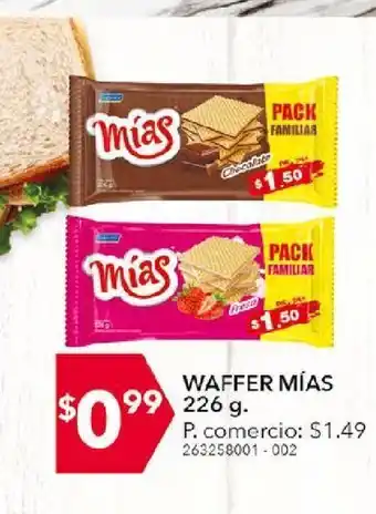 Tia Waffer mías 226g oferta