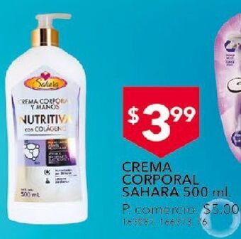 Tia Crema corporal sahara 500ml oferta