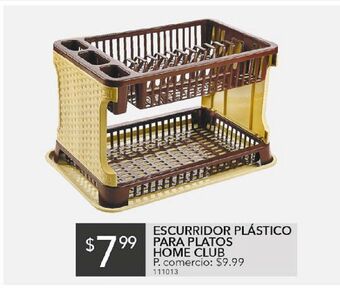 Tia Escurridor plástico para platos home club oferta