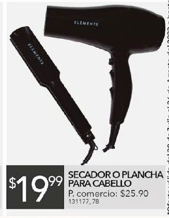 Tia Secador o plancha para cabello oferta