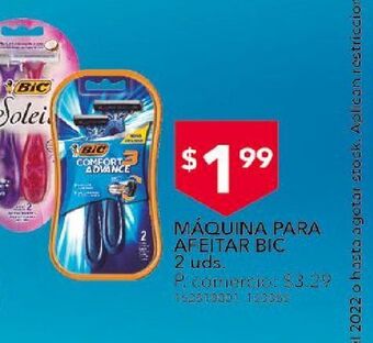 Tia Máquina de afeitar bic 2un oferta