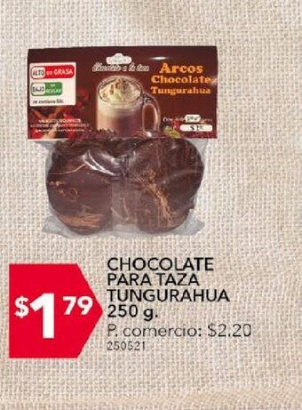 Chocolate para taza tungurahua 250g
