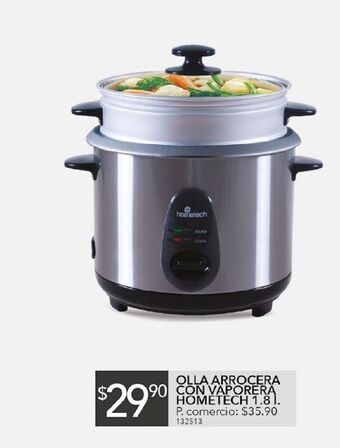 Tia Olla arrocera con vaporera hometech 1,8l oferta