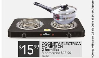 Tia Cocineta eléctrica hometech 2 hornillas oferta