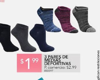 Tia 3 pares de medias deportivas oferta