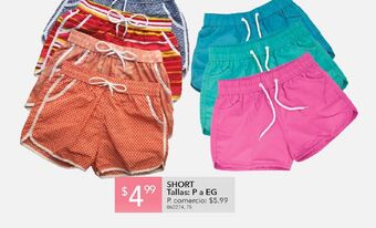 Tia Short talla p a eg oferta