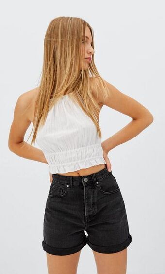 Stradivarius Short mom fit oferta